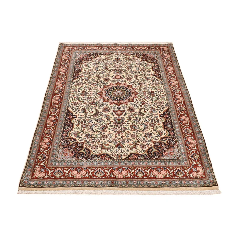 Bidjar - Zanjan Teppich 143x224cm - Perserteppich - sand