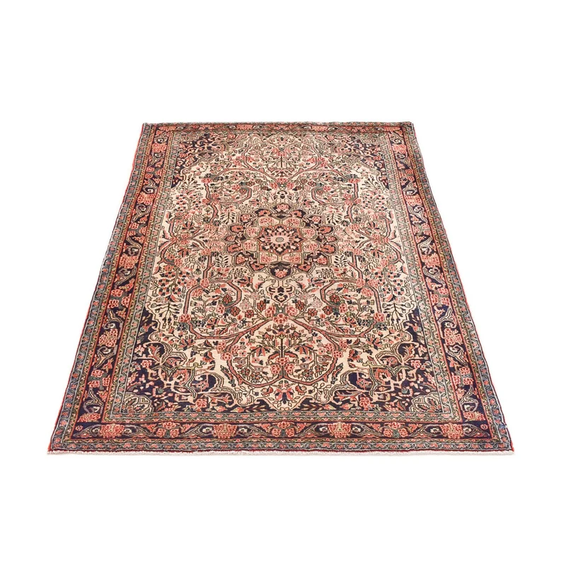 Hamadan Teppich 142x196cm - Perserteppich - mehrfarbig