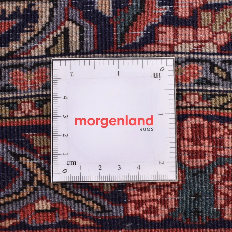 Hamadan Teppich 142x196cm - Perserteppich - mehrfarbig