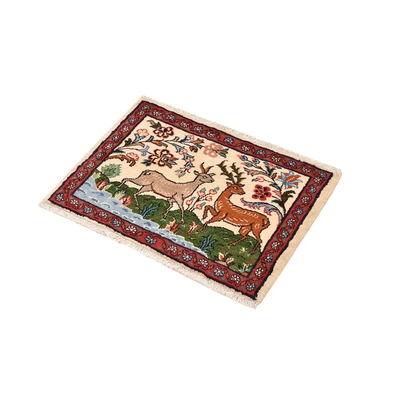 Perserteppich - Nomadic - 45 x 65 cm - mehrfarbig