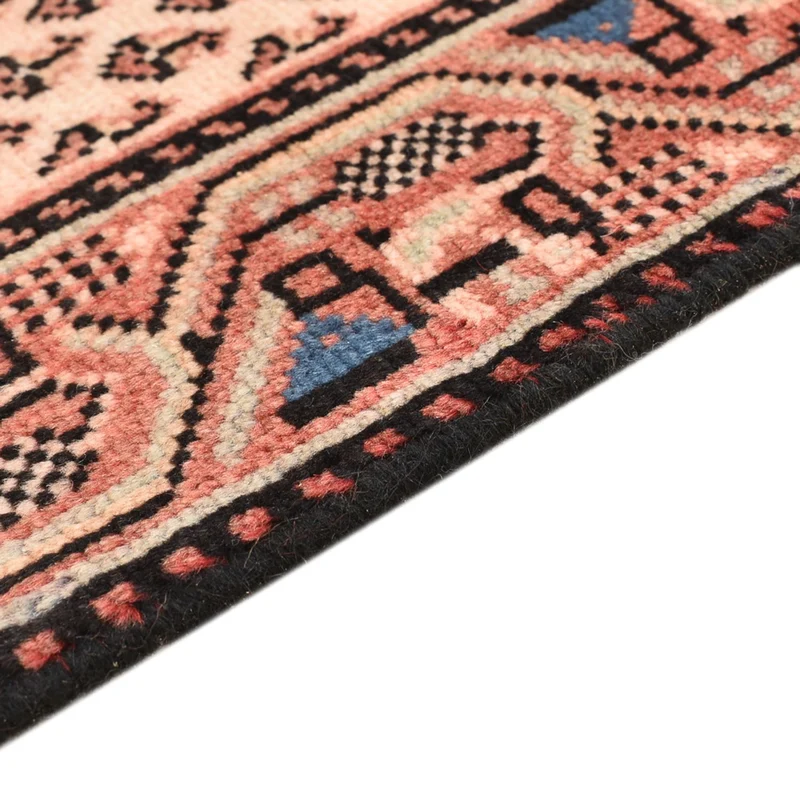 Hamadan Teppich 60x72cm - Perserteppich - rosa
