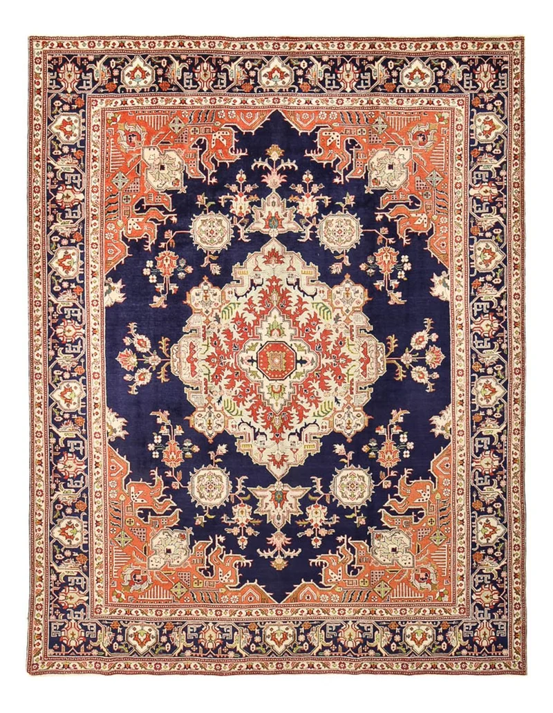 Täbriz Teppich 298x388cm - Perserteppich - mehrfarbig