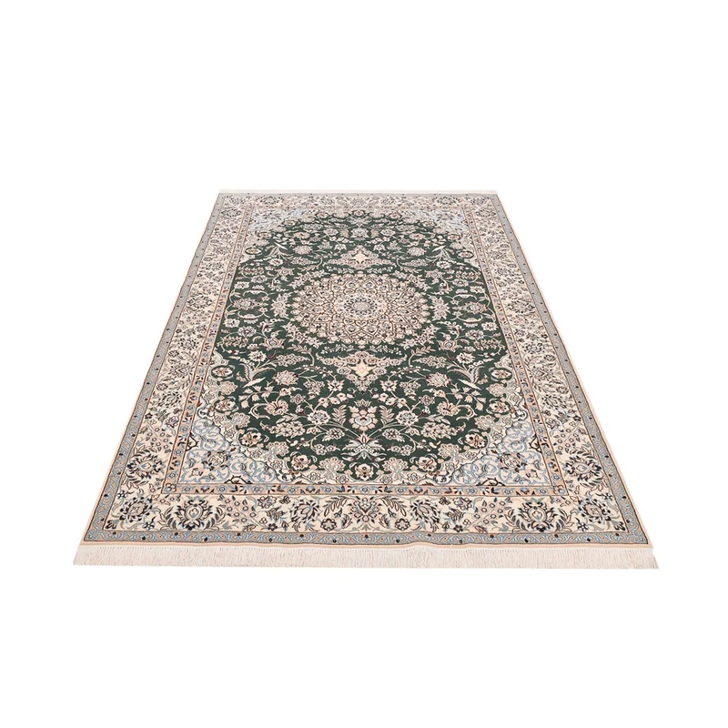 Nain - 9La Teppich 159x255cm - Perserteppich - dunkelgrün