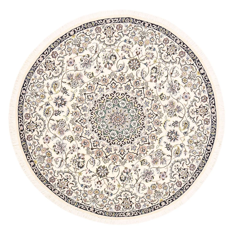 Nain - 9La Teppich 152x152cm - Perserteppich - creme