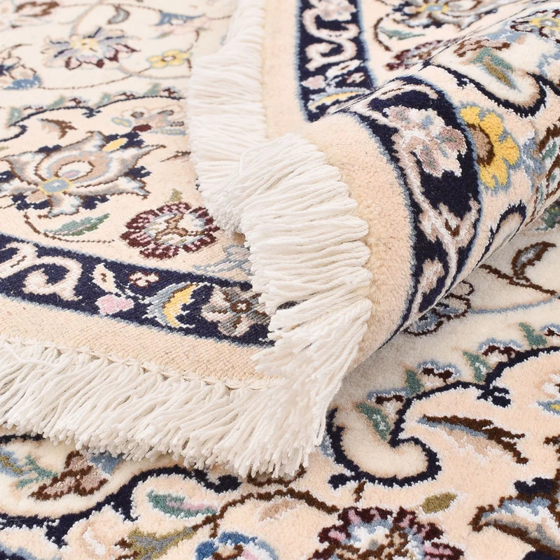 Nain - 9La Teppich 152x152cm - Perserteppich - creme