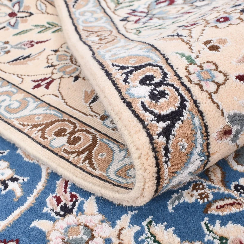 Perserteppich - Nain - Royal - 155 x 201 cm - blau