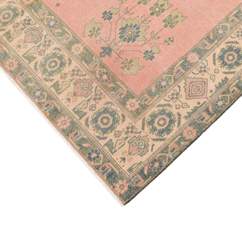 Vintage Teppich 163x233cm - hellrot