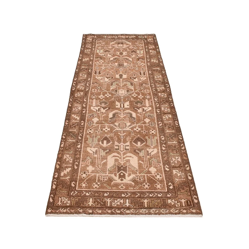 Vintage Teppich 104x297cm - dunkelbeige