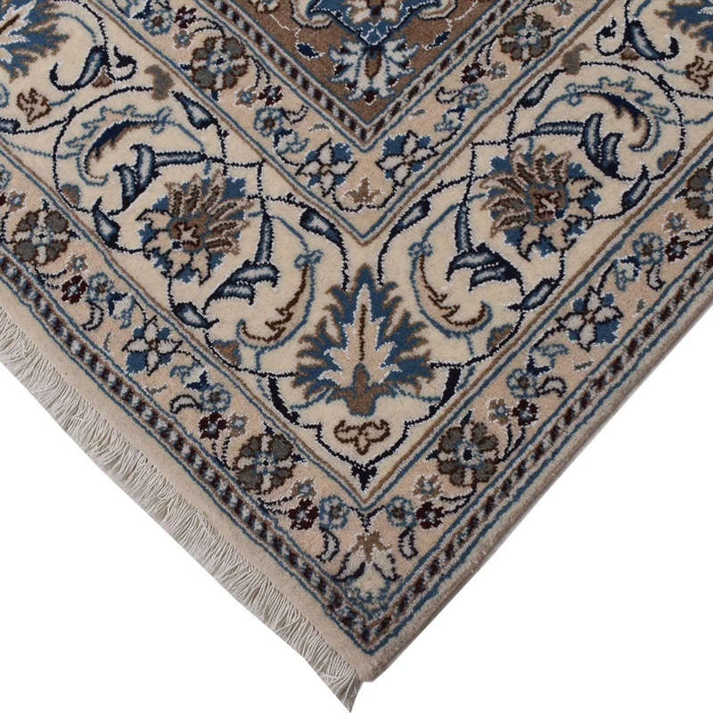 Nain - 12La Teppich 195x300cm - Perserteppich - dunkelblau
