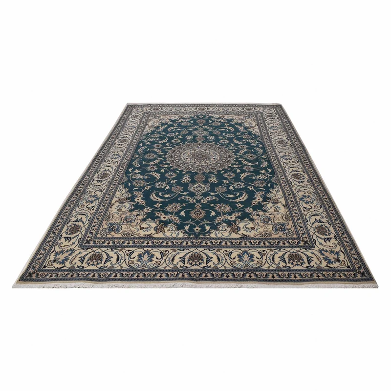 Nain - 12La Teppich 195x302cm - Perserteppich - grün