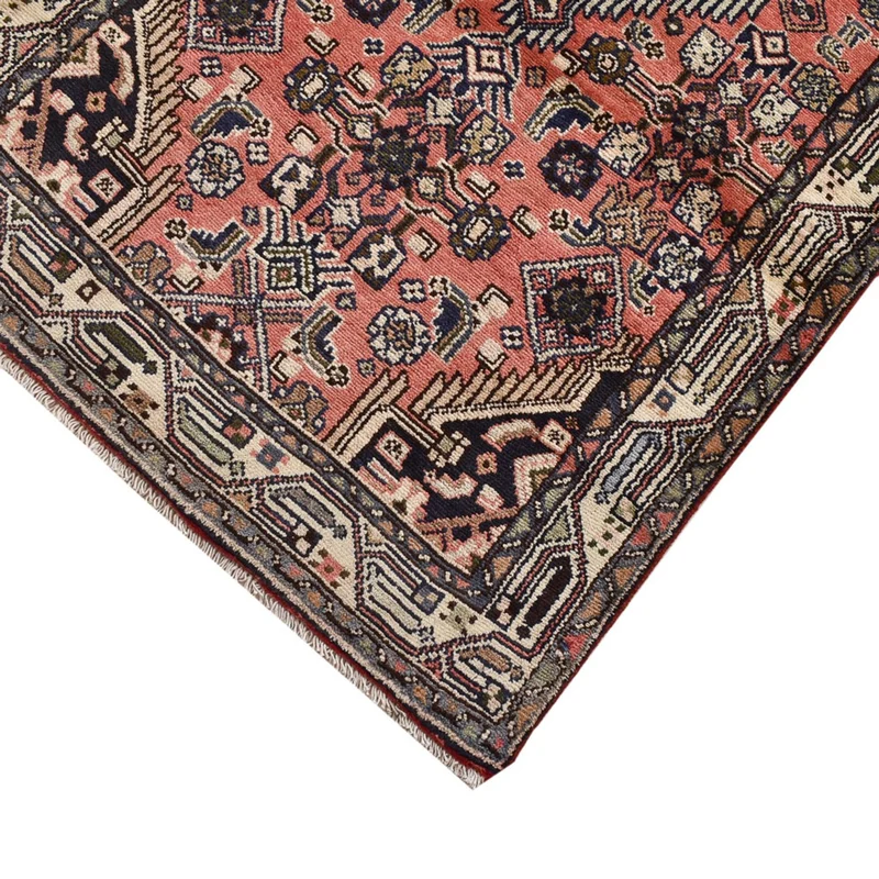 Hamadan Teppich 76x285cm - Perserteppich - hellrot