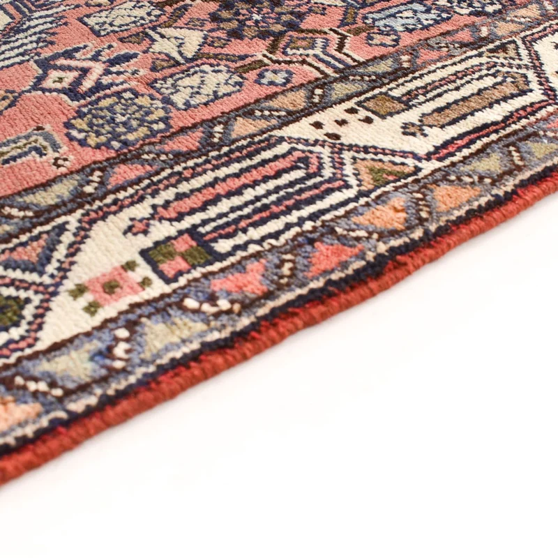 Hamadan Teppich 76x285cm - Perserteppich - hellrot