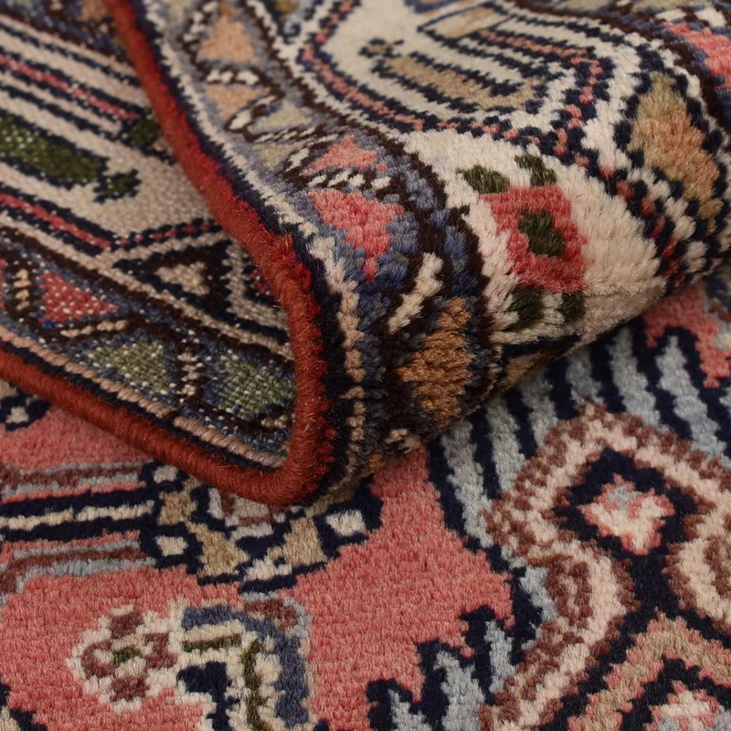 Hamadan Teppich 76x285cm - Perserteppich - hellrot