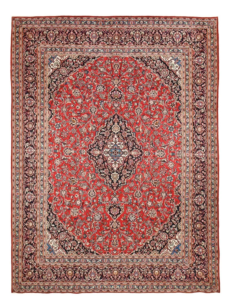 Maschad Teppich 291x390cm - Perserteppich - rot