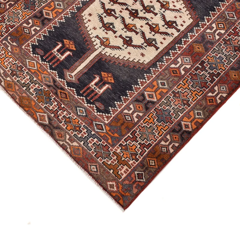 Hamadan Teppich 104x309cm - Perserteppich - mehrfarbig