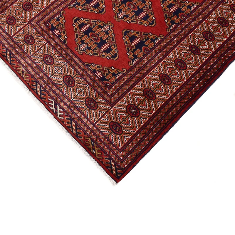 Turkaman Teppich 104x377cm - Orientteppich - dunkelrot