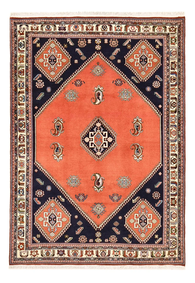 Kaschkuli Teppich 168x245cm - Perserteppich - hellrot