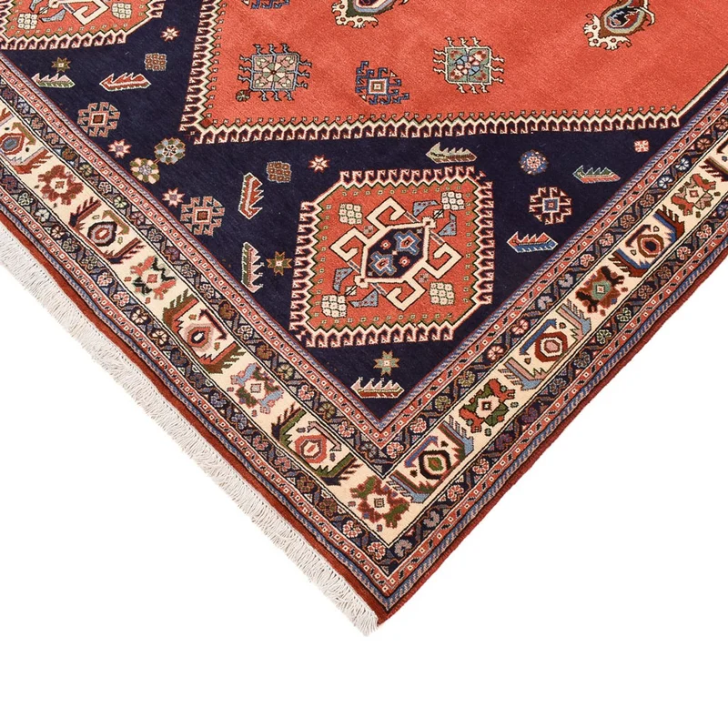 Kaschkuli Teppich 168x245cm - Perserteppich - hellrot