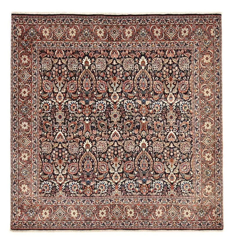 Bidjar Teppich 210x210cm - Perserteppich - rost
