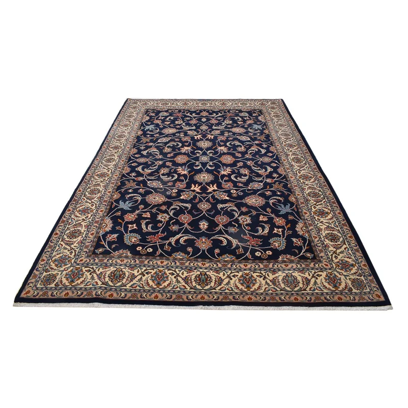 Golpayegan Teppich 218x316cm - Perserteppich - dunkelblau