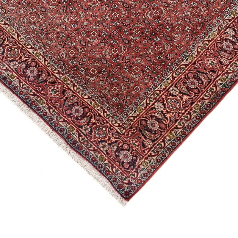 Bidjar - Zanjan Teppich 132x195cm - Perserteppich - dunkelrot