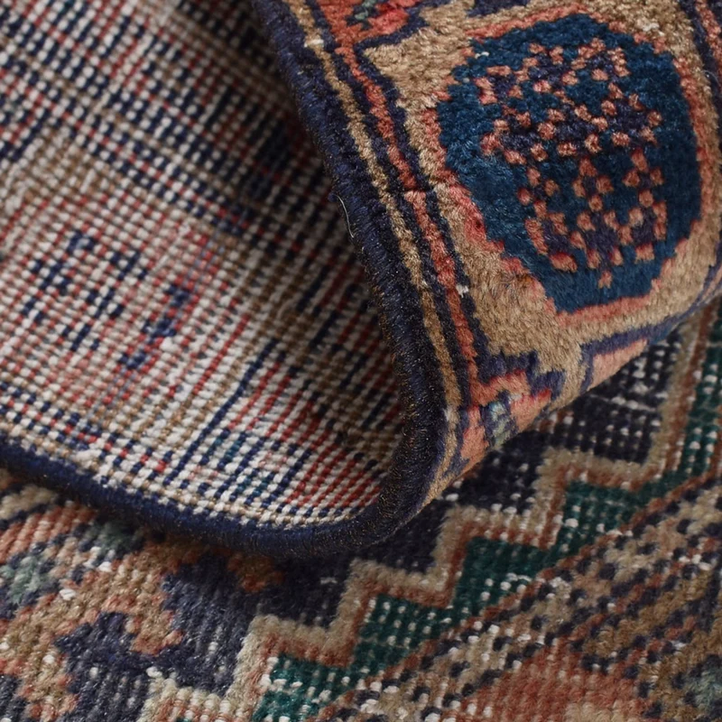 Vintage Teppich 124x198cm - mehrfarbig