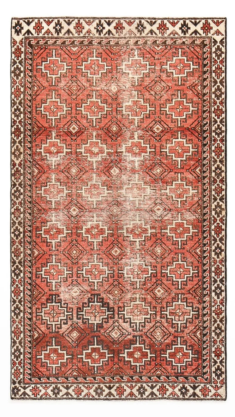 Vintage Teppich 108x194cm - rot