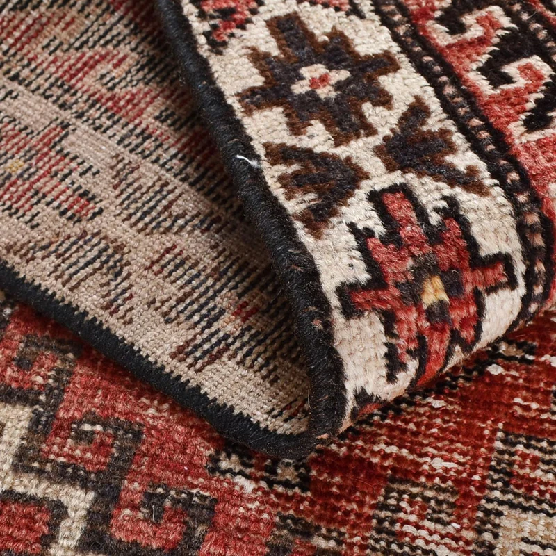 Vintage Teppich 108x194cm - rot