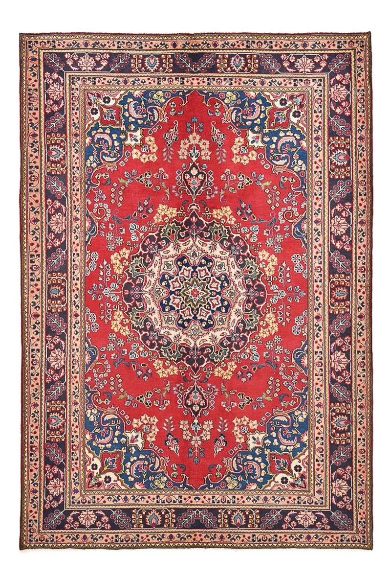 Sabsewar Teppich 196x293cm - Perserteppich - rot
