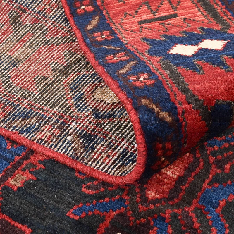 Hamadan Teppich 139x212cm - Perserteppich - rot