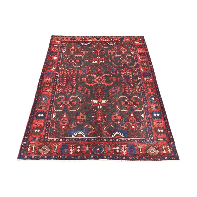 Hamadan Teppich 139x212cm - Perserteppich - rot
