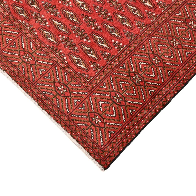 Turkaman Teppich 125x186cm - Orientteppich - rot
