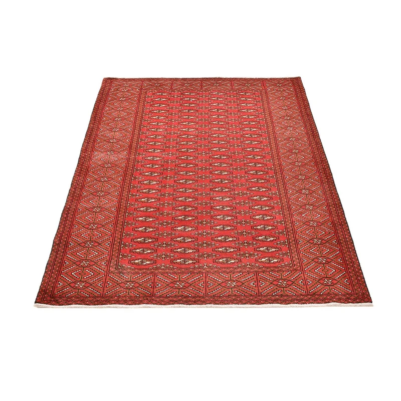 Turkaman Teppich 125x186cm - Orientteppich - rot
