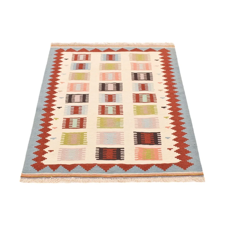 Kelim Fars Teppich 97x140cm - mehrfarbig