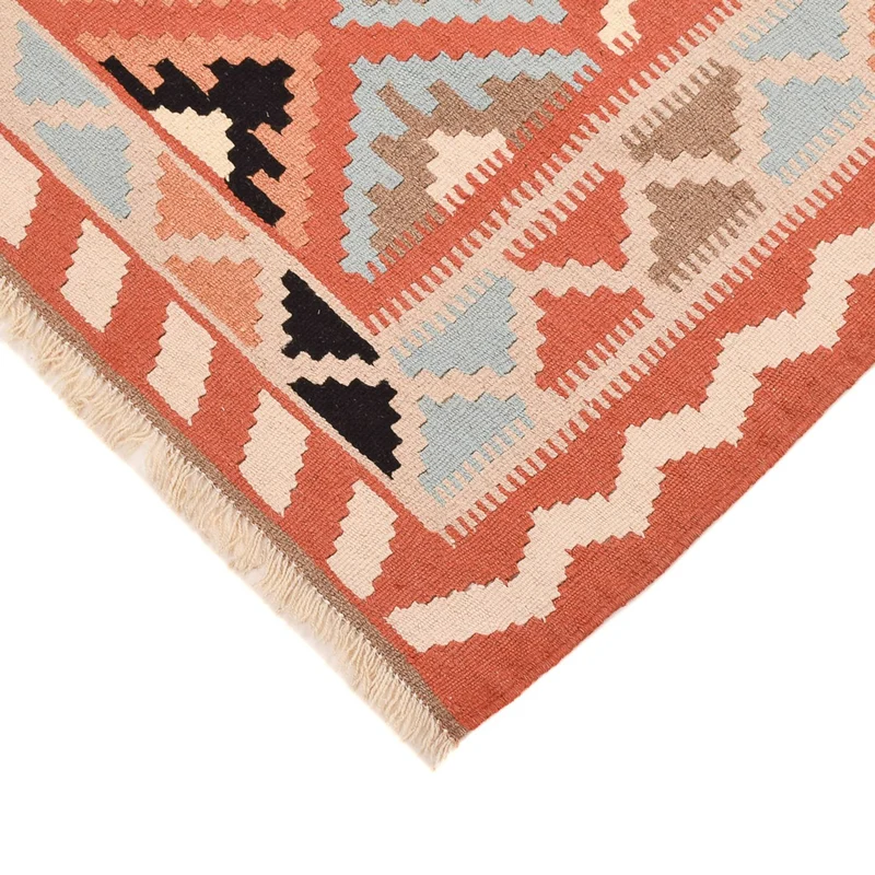 Kelim Fars Teppich 105x148cm - mehrfarbig