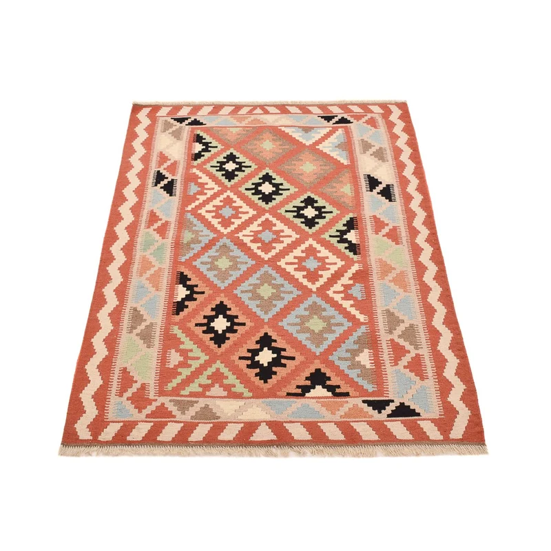 Kelim Fars Teppich 105x148cm - mehrfarbig