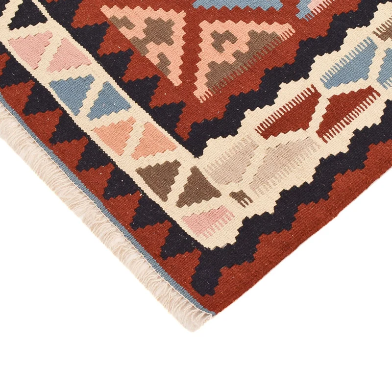 Kelim Fars Teppich 107x144cm - mehrfarbig