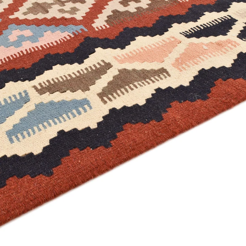 Kelim Fars Teppich 107x144cm - mehrfarbig