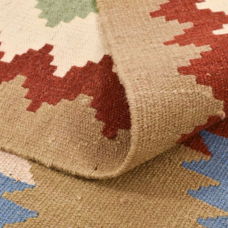 Kelim Fars Teppich 97x146cm - mehrfarbig