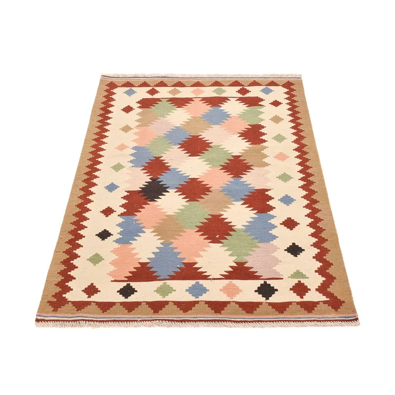 Kelim Fars Teppich 97x146cm - mehrfarbig