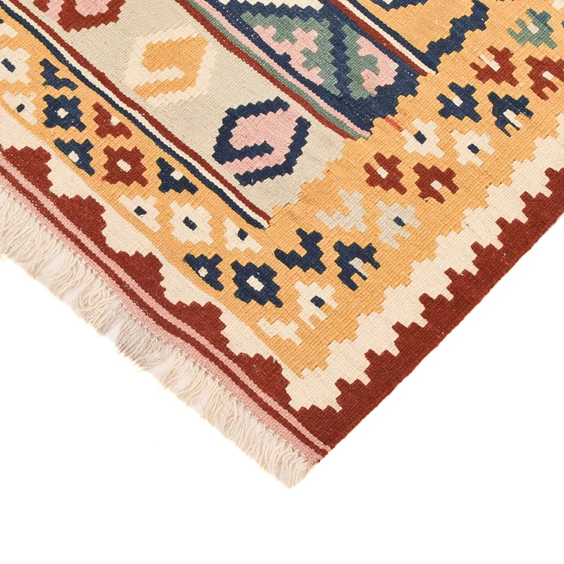 Kelim Fars Teppich 105x144cm - mehrfarbig