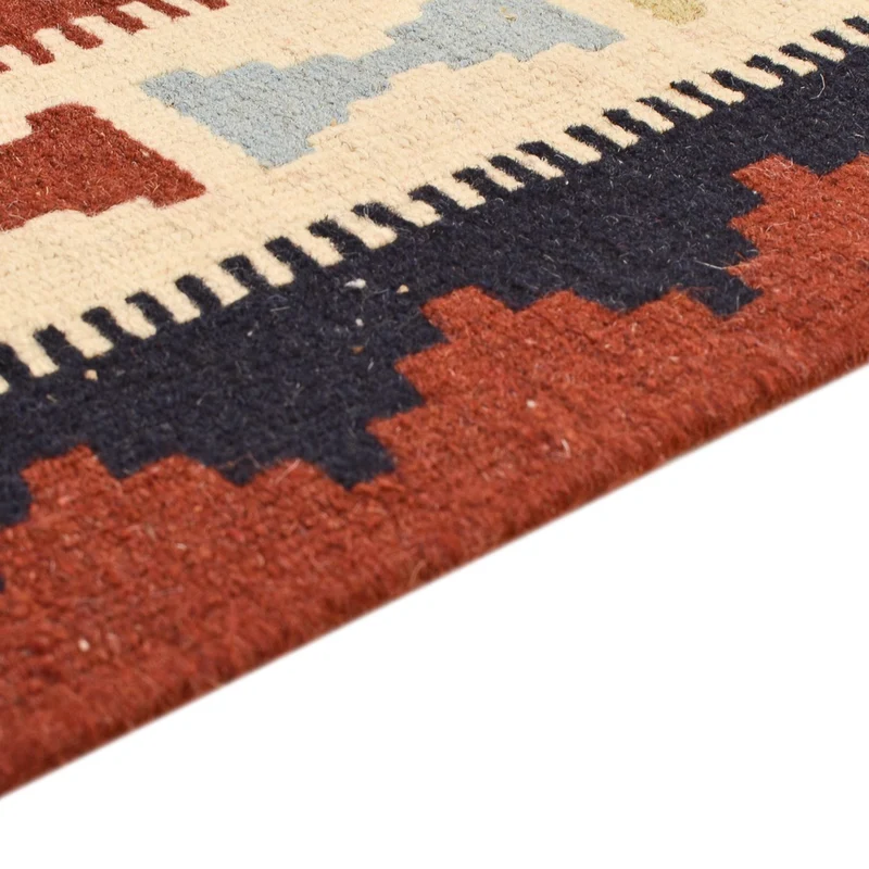 Kelim Fars Teppich 105x147cm - mehrfarbig