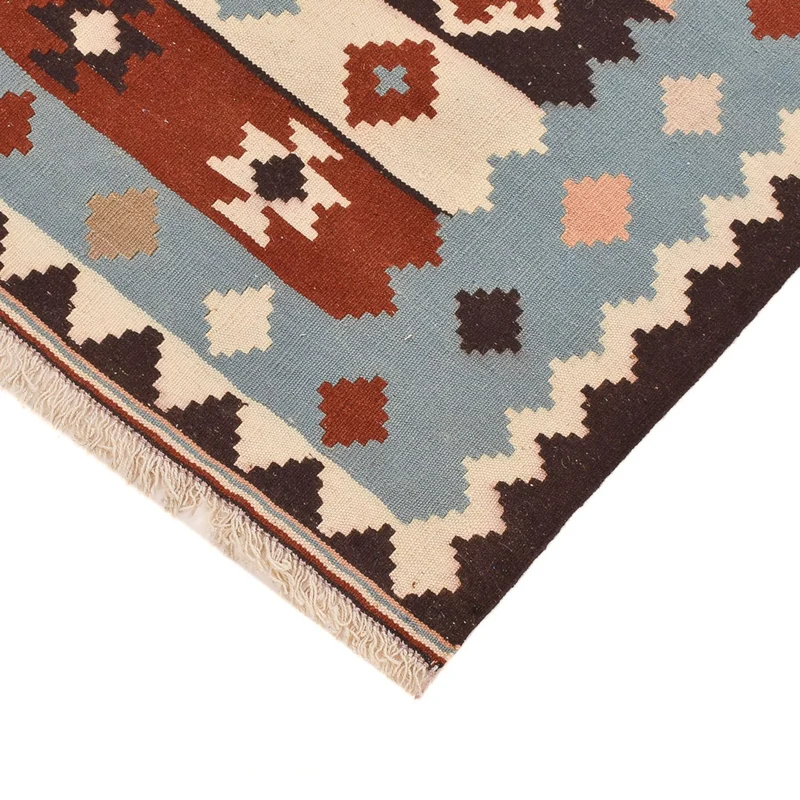 Kelim Fars Teppich 103x142cm - mehrfarbig