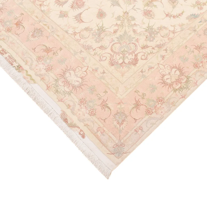 Täbriz - 50 Raj Teppich 150x218cm - Perserteppich - beige