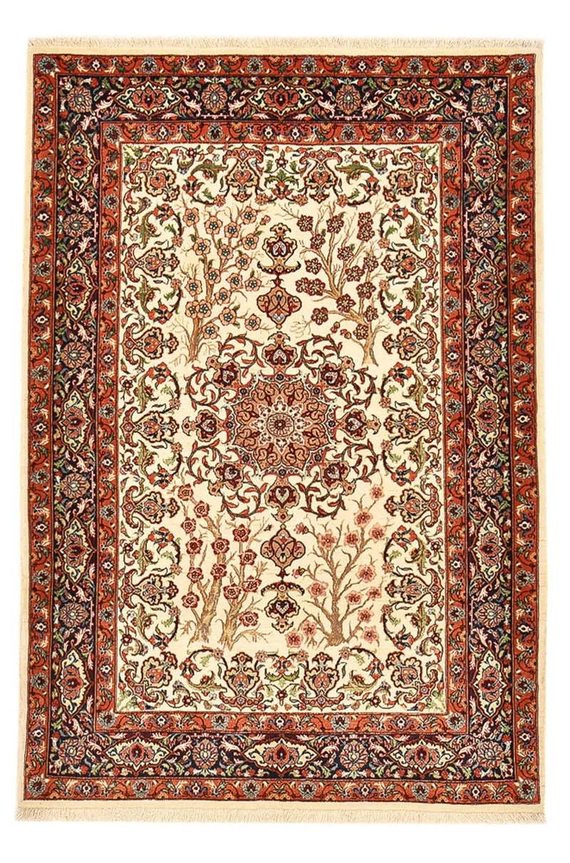 Ilam Teppich 109x157cm - Perserteppich - hellbeige