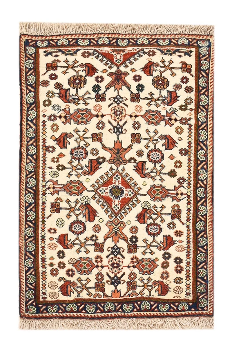 Kaschkuli Teppich 40x60cm - Perserteppich - beige