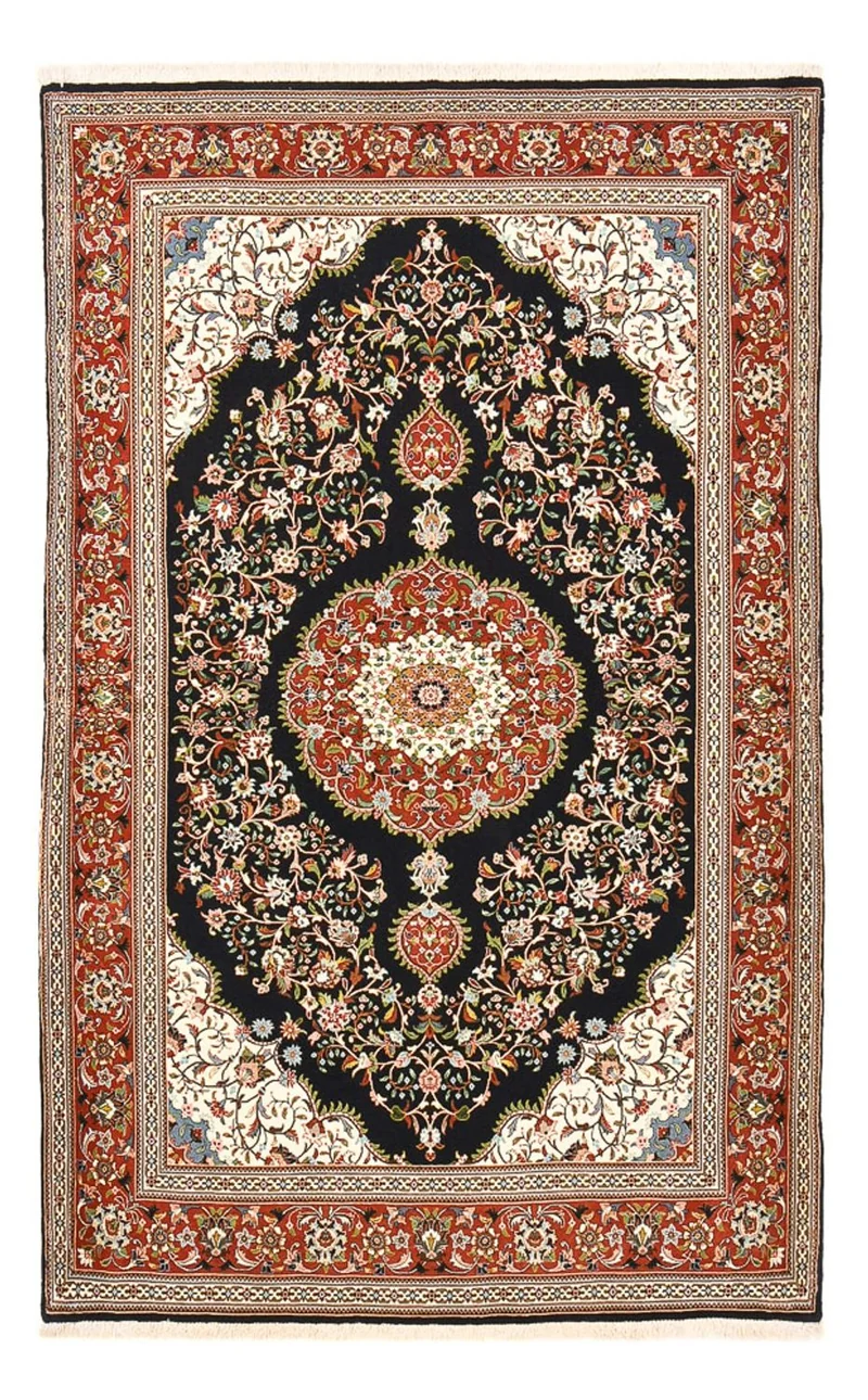 Ilam Teppich 138x218cm - Perserteppich - dunkelblau