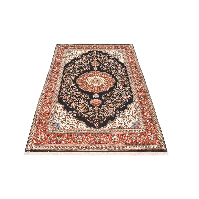 Ilam Teppich 138x218cm - Perserteppich - dunkelblau