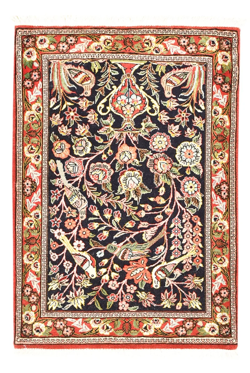 Ghom Teppich 57x81cm - Perserteppich - mehrfarbig
