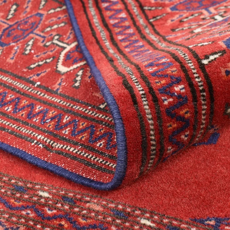 Turkaman Teppich - 87 x 115 cm - rot